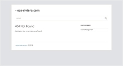 Desktop Screenshot of eze-riviera.com
