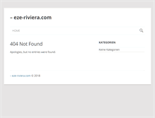 Tablet Screenshot of eze-riviera.com